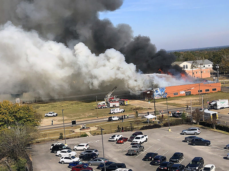 Fire destroys Meadow Gold building
